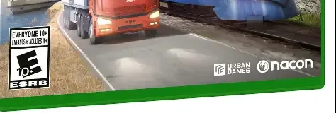 Transport Fever 2: Console Edition, the ESRB box on its front