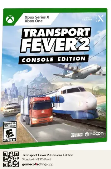 Transport Fever 2: Console Edition Xbox Series X, NTSC box front