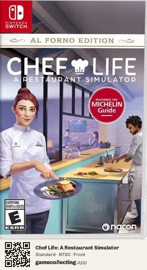 Chef Life: A Restaurant Simulator Nintendo Switch, NTSC box front