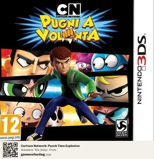 Cartoon Network: Punch Time Explosion Nintendo 3DS, Italy box front