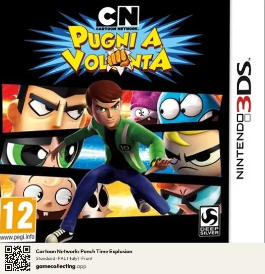 Cartoon Network: Punch Time Explosion Nintendo 3DS, Italy box front