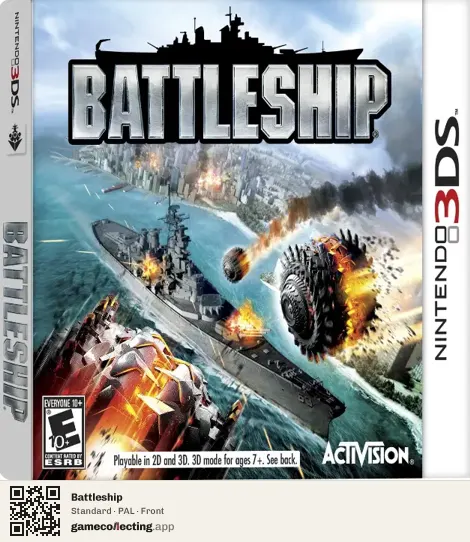 Battleship Nintendo 3DS, PAL box front