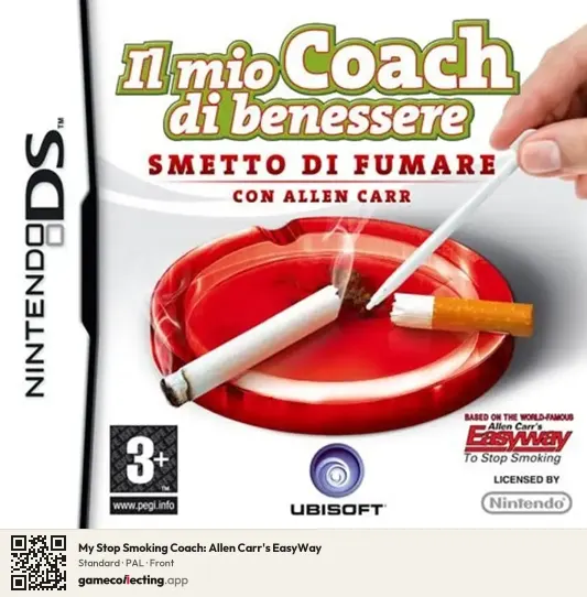 My Stop Smoking Coach: Allen Carr's EasyWay Nintendo DS, PAL box front