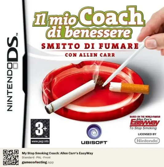My Stop Smoking Coach: Allen Carr's EasyWay Nintendo DS, PAL box front