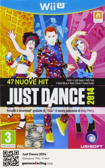 Just Dance 2014 Nintendo Wii U, PAL box front