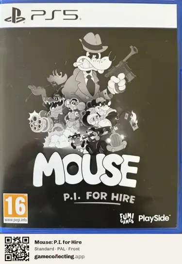 Mouse: P.I. for Hire PlayStation 5, PAL box front