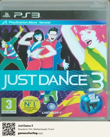 Just Dance 3 PlayStation 3, Netherlands box front