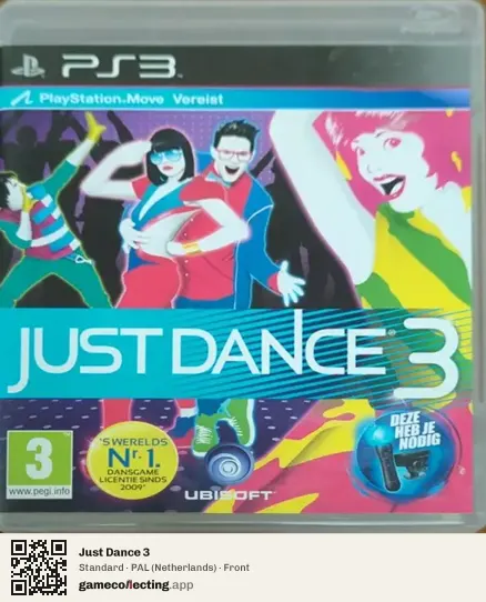 Just Dance 3 PlayStation 3, Netherlands box front