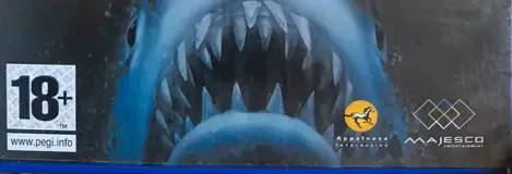 Jaws Unleashed, the PEGI square on its front