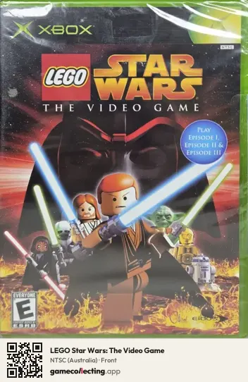 LEGO Star Wars: The Video Game Xbox, Australia box front