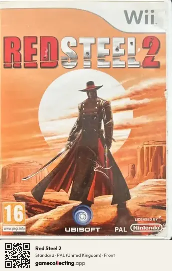 Red Steel 2 Nintendo Wii, United Kingdom box front