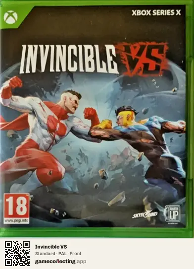 Invincible VS Xbox Series X, PAL box front