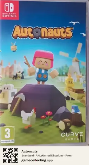 Autonauts Nintendo Switch, United Kingdom box front
