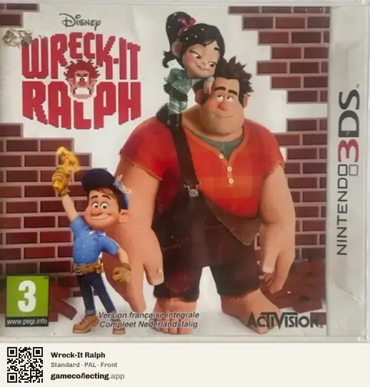 Wreck-It Ralph Nintendo 3DS, PAL box front
