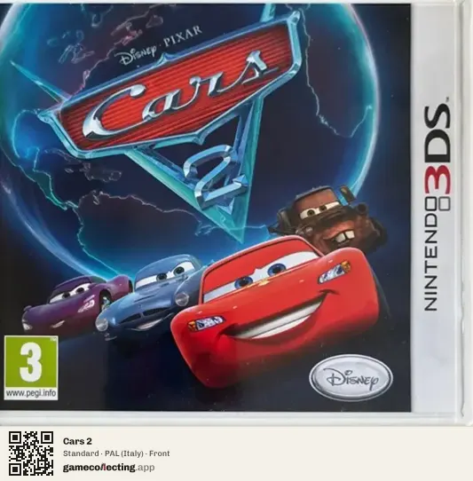 Cars 2 Nintendo 3DS, Italy box front