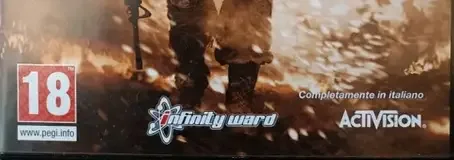 Call of Duty: Modern Warfare 2, the PEGI square on its front