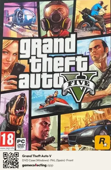 Grand Theft Auto V Computer, Spain box front