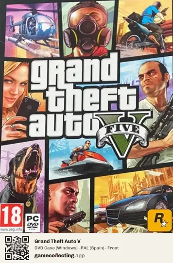 Grand Theft Auto V Computer, Spain box front