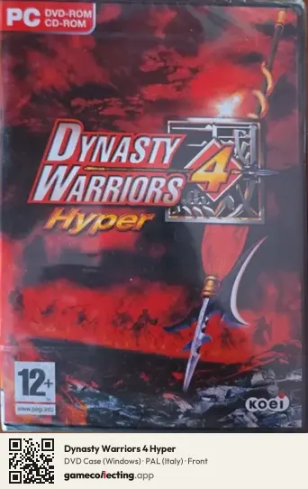 Dynasty Warriors 4 Hyper Computer, Italy box front