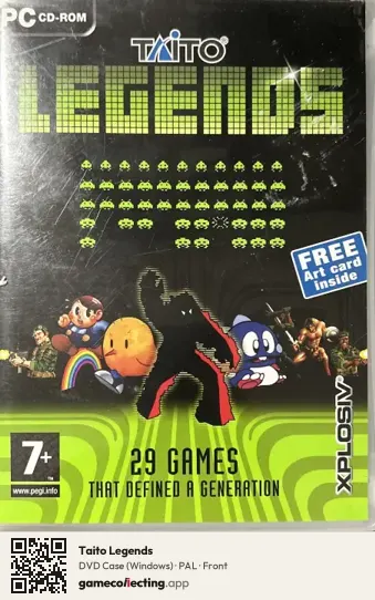 Taito Legends Computer, PAL box front