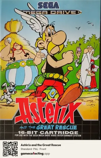 Astérix and the Great Rescue Sega Mega Drive / Genesis, PAL box front