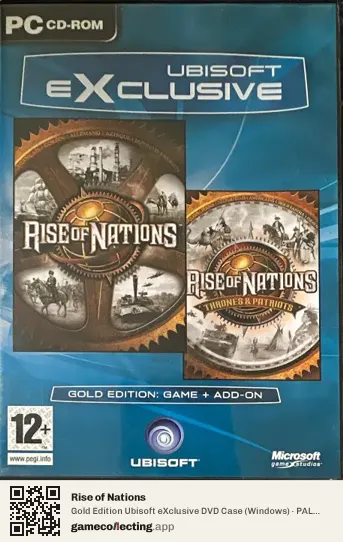 Rise of Nations Computer, PAL box front