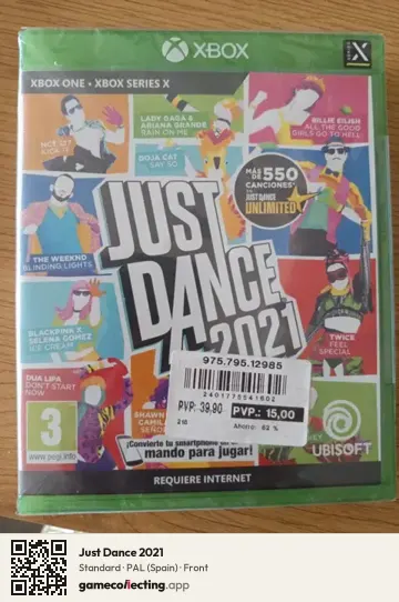 Just Dance 2021 Xbox One, Spain box front