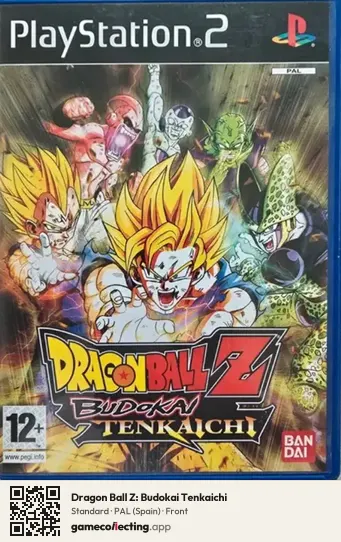 Dragon Ball Z: Budokai Tenkaichi PlayStation 2, Spain box front