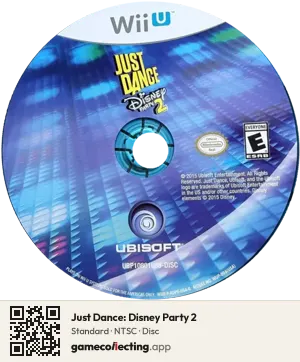 Just Dance: Disney Party 2 Nintendo Wii U, NTSC disc