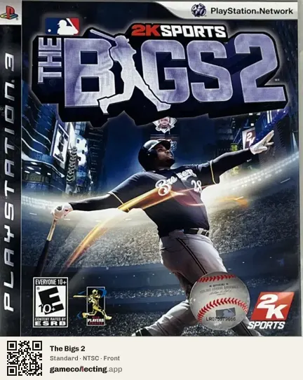 The Bigs 2 PlayStation 3, NTSC box front