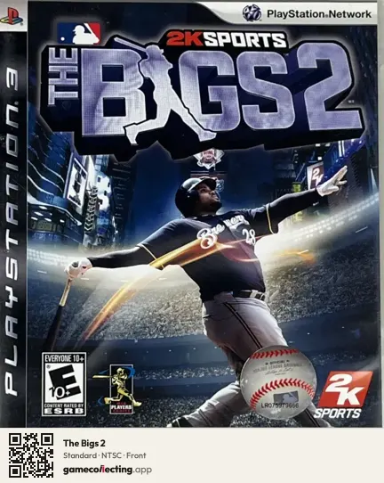 The Bigs 2 PlayStation 3, NTSC box front