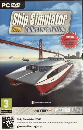 Ship Simulator 2008 Computer, Italy box front