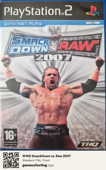 WWE SmackDown vs. Raw 2007 PlayStation 2, PAL box front