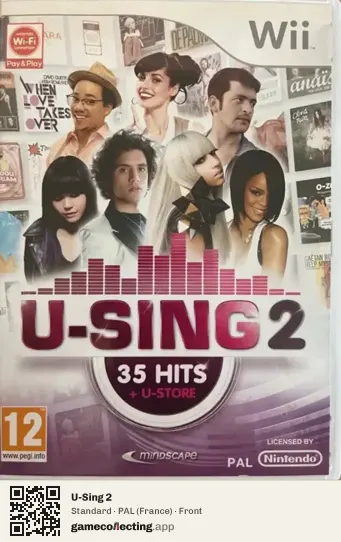 U-Sing 2 Nintendo Wii, France box front