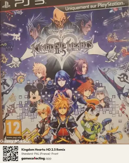 Kingdom Hearts: HD 2.5 Remix PlayStation 3, France box front