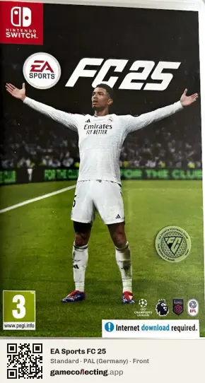 EA Sports FC 25 Nintendo Switch, Germany box front