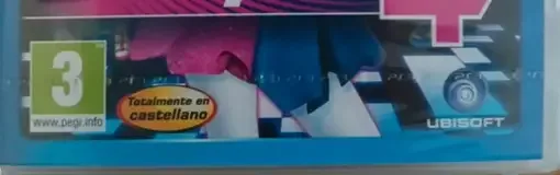 Just Dance 4, the PEGI square on its front