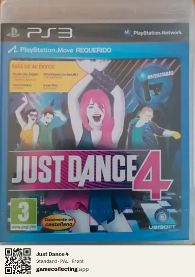 Just Dance 4 PlayStation 3, PAL box front