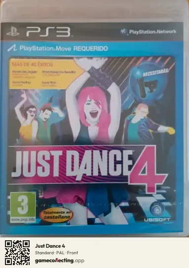 Just Dance 4 PlayStation 3, PAL box front