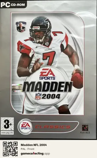 Madden NFL 2004 Computer, PAL box front