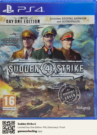 Sudden Strike 4 PlayStation 4, Germany box front