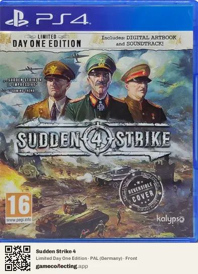 Sudden Strike 4 PlayStation 4, Germany box front