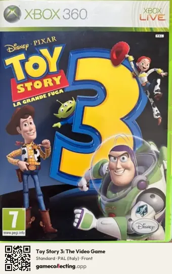 Toy Story 3: The Video Game Xbox 360, Italy box front