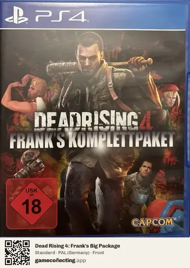 Dead Rising 4: Frank's Big Package PlayStation 4, Germany box front
