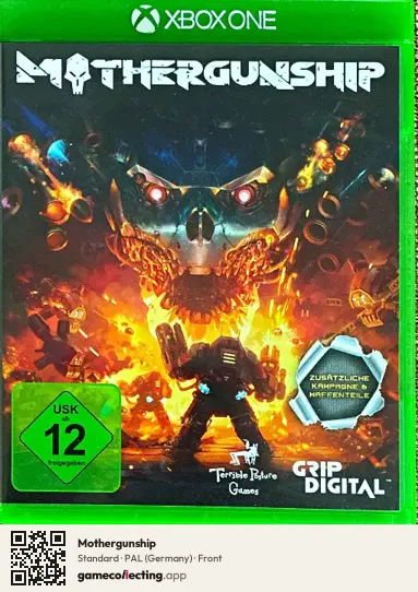 Mothergunship Xbox One, Germany box front