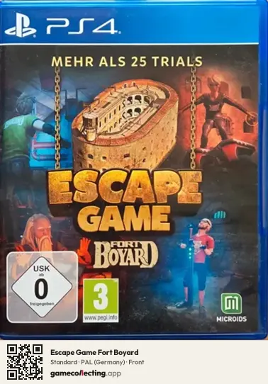 Escape Game Fort Boyard PlayStation 4, Germany box front