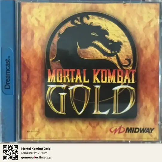 Mortal Kombat Gold Sega Dreamcast, PAL box front