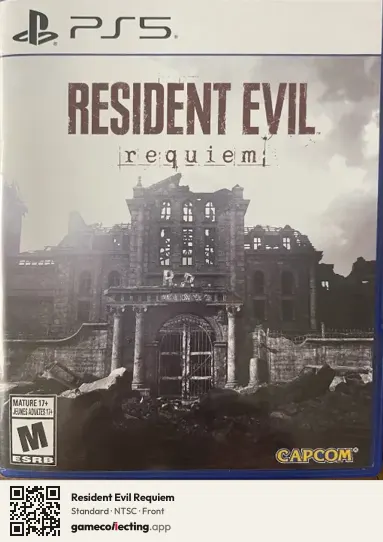 Resident Evil Requiem PlayStation 5, NTSC box front