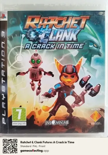 Ratchet & Clank Future: A Crack in Time PlayStation 3, PAL box front