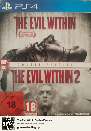 The Evil Within Double Feature PlayStation 4, PAL box front